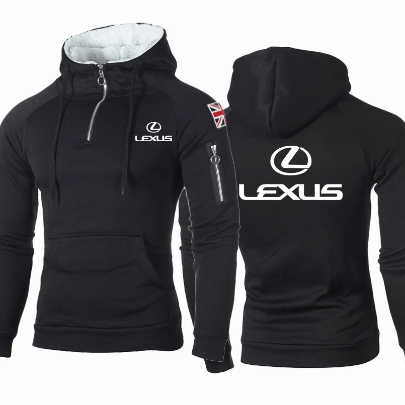 

NEW Hoodies Men Lexus Car Logo Print Sweatshirt Spring Autumn Fashion Men Hoodie hip hop harajuku Casual Hoody Fleece TOP