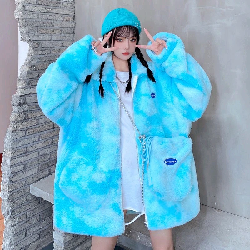 Koreaning Новый Harajuku Для женщин джинсовая куртка более Стиль рабочие утепленные