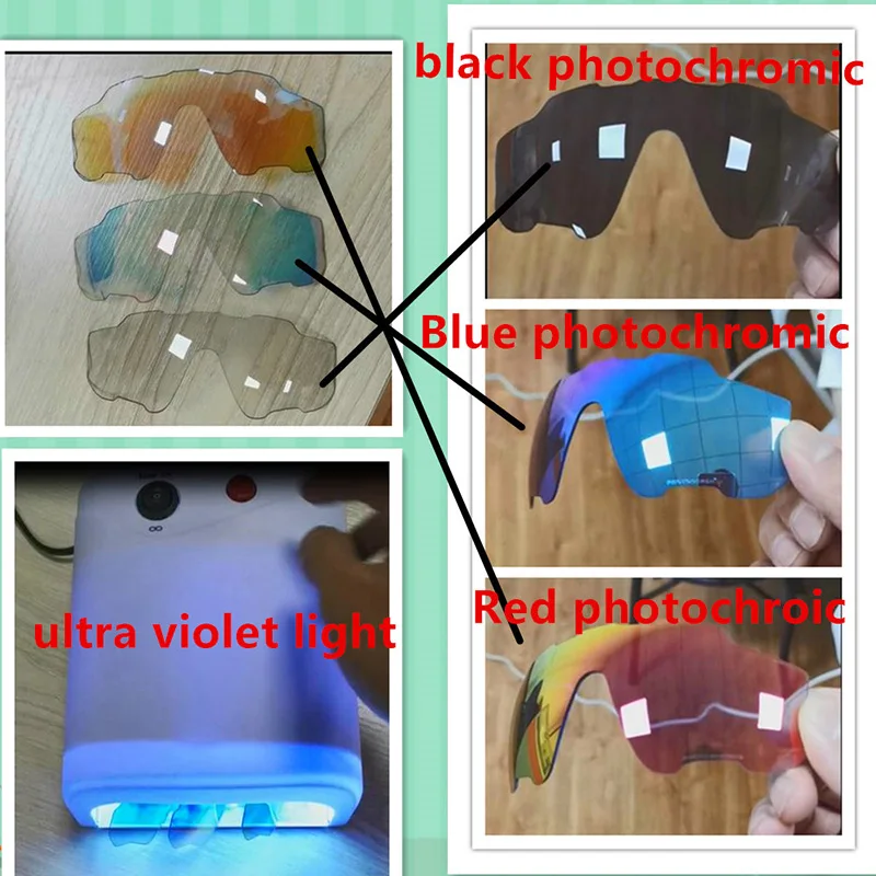 5 шт./комплект велосипедные солнцезащитные очки с линзами мм UV500|Очки для