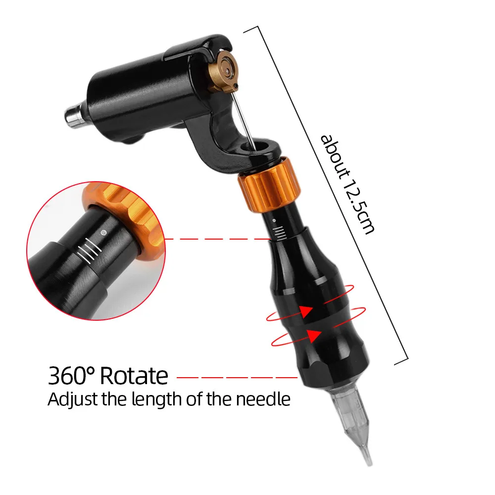 1 шт. пистолет для татуировок Atomus L образная машинка мотор гибридная ручка