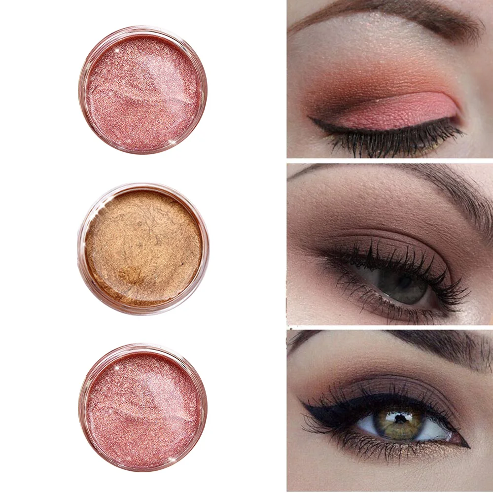 Блестящие тени для век стойкие водостойкие 7 цветов натуральный макияж Палитра