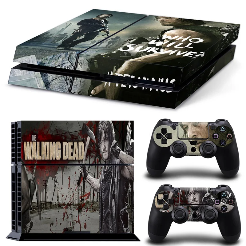 Деревянные дизайнерские наклейки из игры для PS4 консоль кожа контроллер чехол