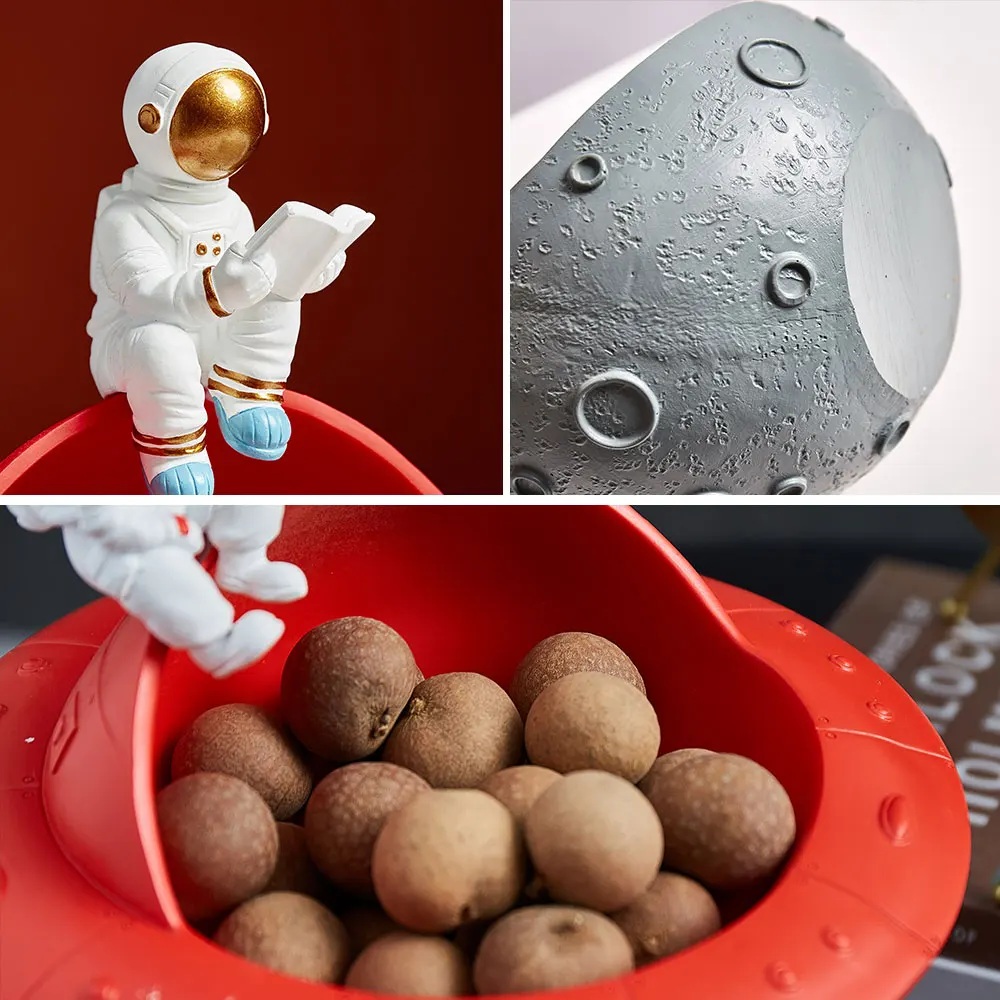 

Astronaut Statue Home Decoration Accessories Desk Sculpture Storage Box Decor Rabbit Figurine Ornament Wedding Party Decorations