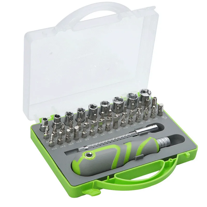

MOYOTEC 41 In 1 Multi-functional Household Screwdriver Set Telescopic Cross Sockets Cone Hardware Tools Precise Screwdriver