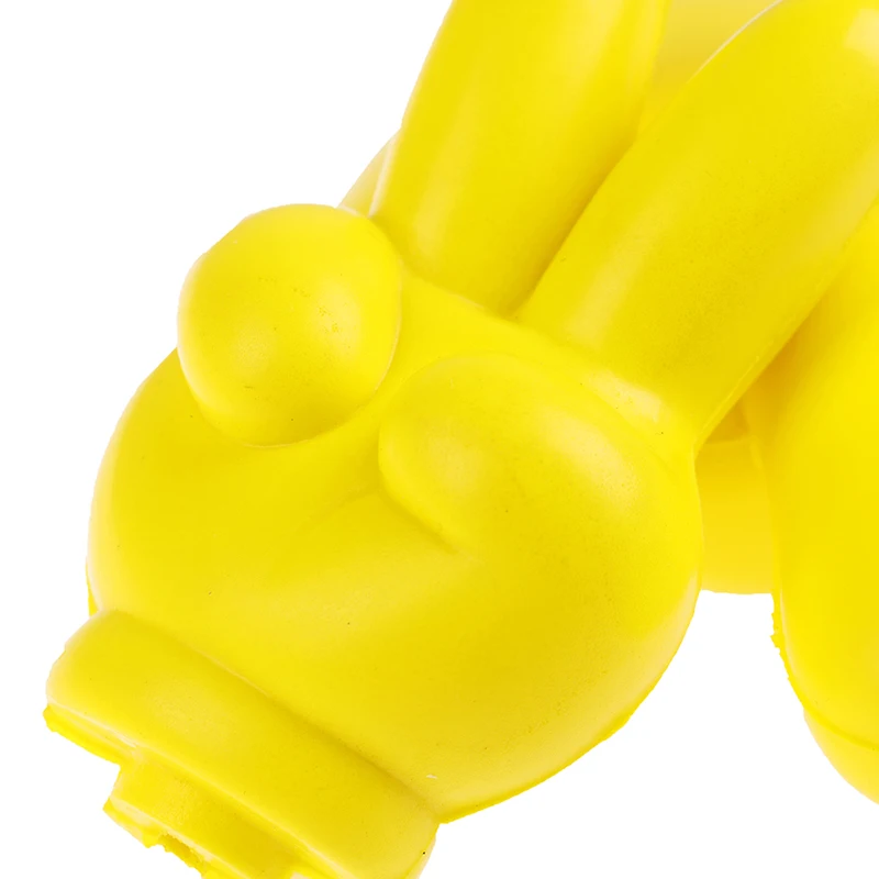 Желтый Симпатичные победы палец автомобиля верхушка для антенны Eva декоративные