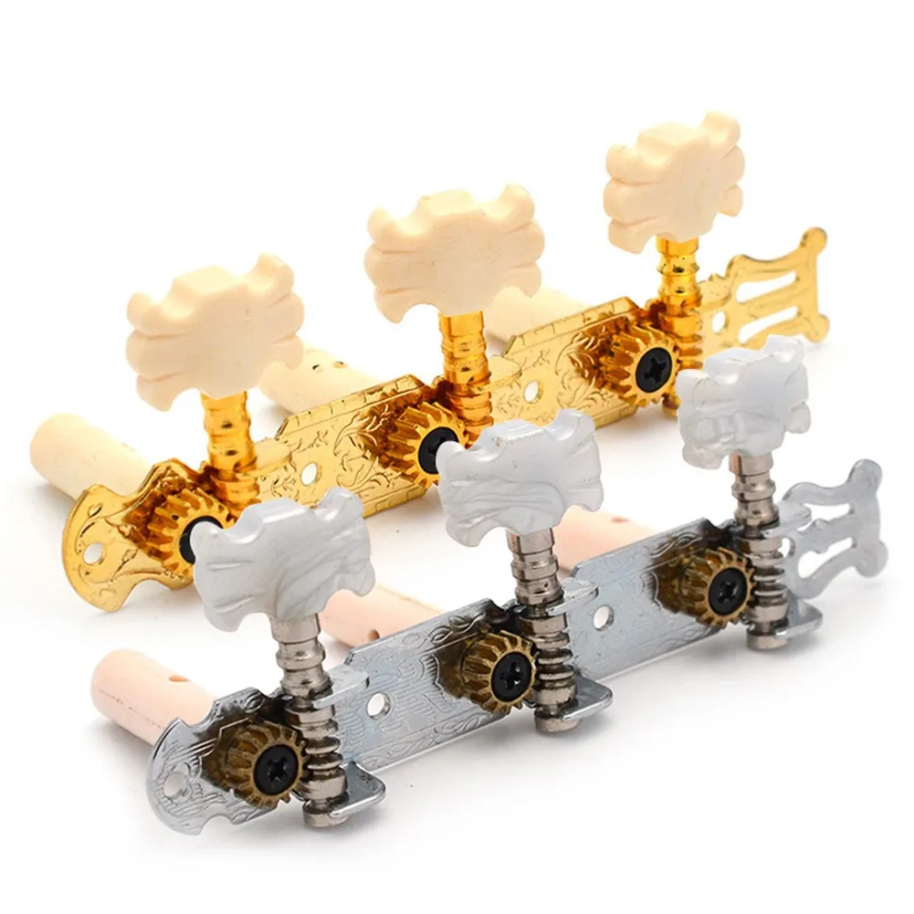 

2Pcs/Set Classic Guitar String Tuning Pegs Machine Heads Tuners With Screws Classic Guitar Guitar Tuning Parts Accessories