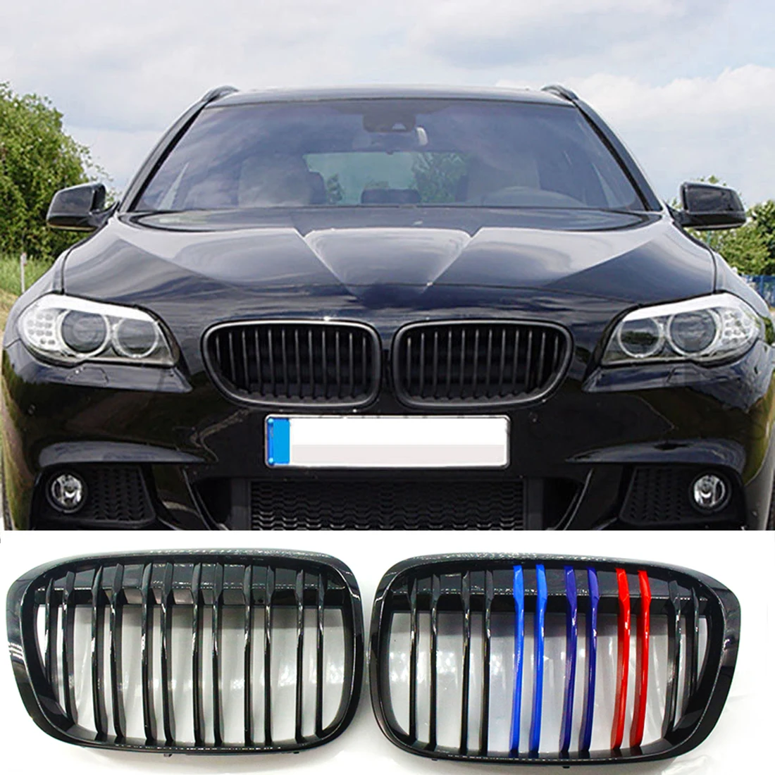 М цвет матовый черный передний бампер решетка для BMW E83 X3 LCI 07 10 Facelift G Z.A XK L /