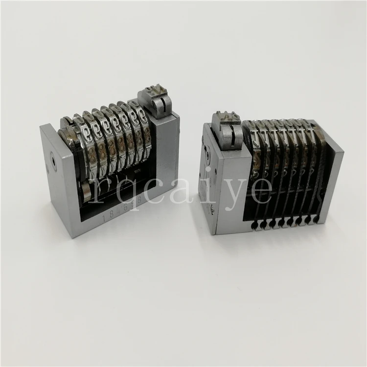 Бесплатная доставка 6 штук 7 цифр 4X8 Римский обратный буквенный пресс роторная