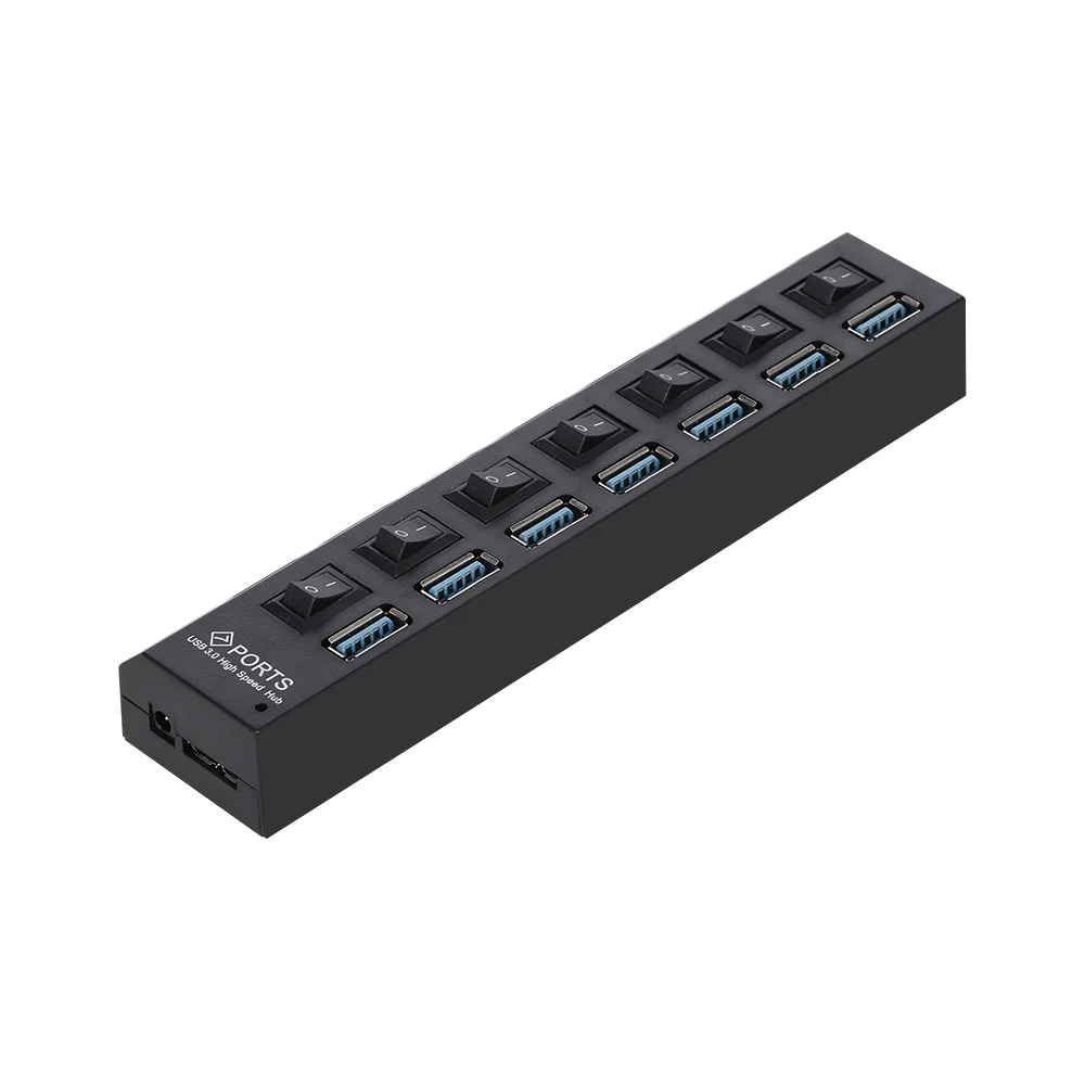 

3.0 HUB USB Splitter 7-Port USB 7 Ports Expander with Switch For PC