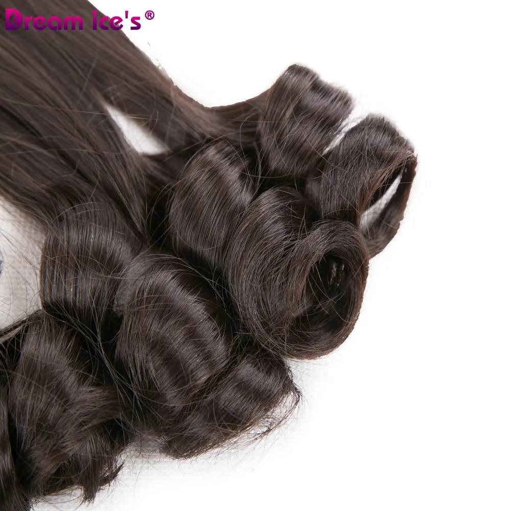 Dream ice's АФРО Синтетические свободные волнистые пучки для наращивания волос
