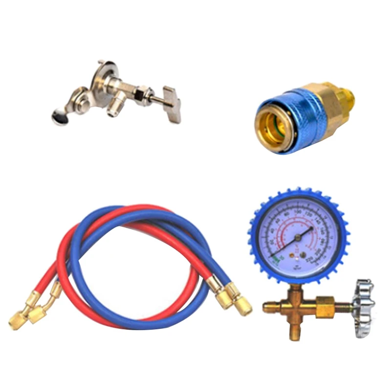 R22 хладагент кондиционер фторид добавляющий набор инструментов автомобильный