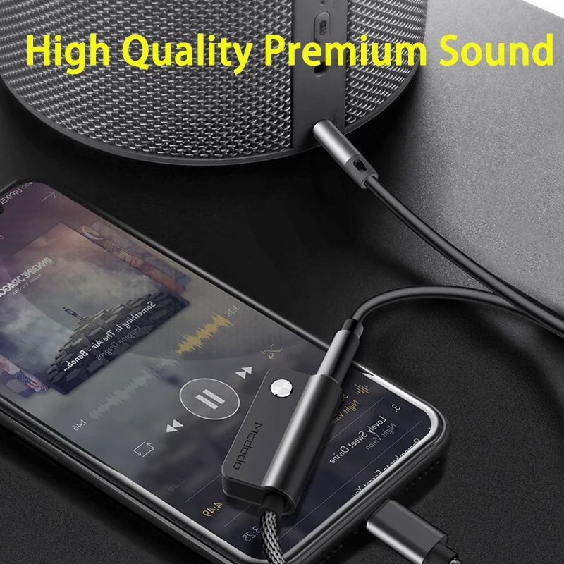 Адаптер MCDODO Audio 2 в 1 для iPhone 7 8 Plus X разветвитель кабеля разъем 3 5 мм с зарядным