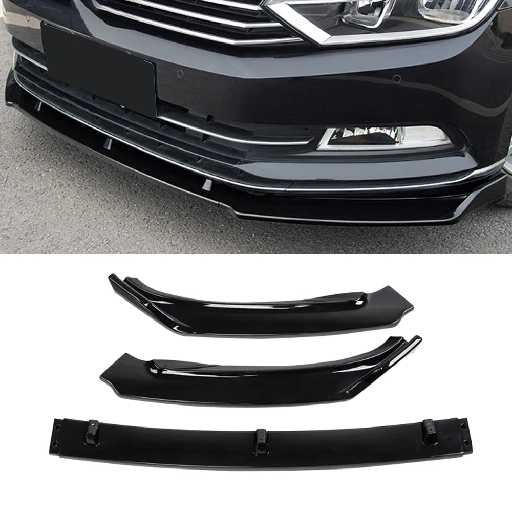 

3 шт., автомобильный передний бампер для Volkswagen Passat B8 2015-2020