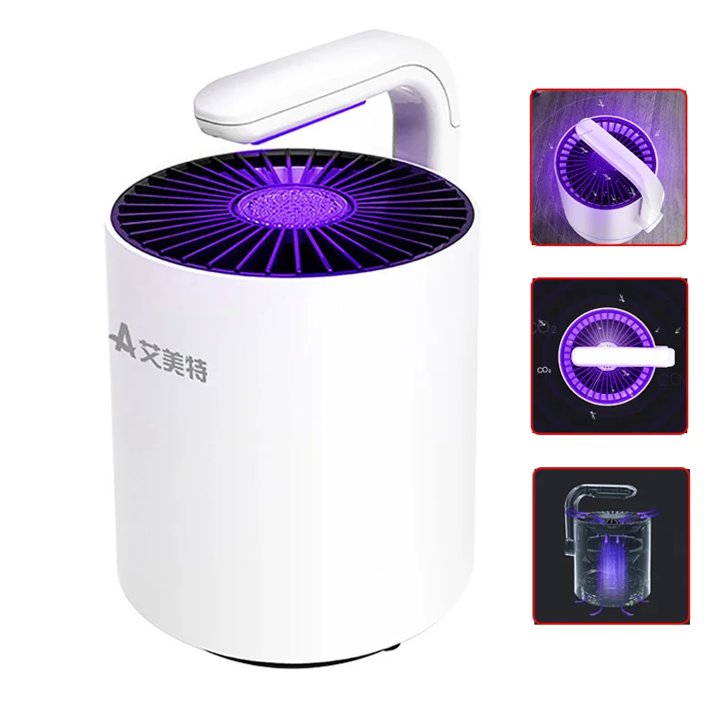 

Mosquito Repellent Device Electric Mosquito Lamp Light And Bait Double Trap Capture Silent More Better For The Baby