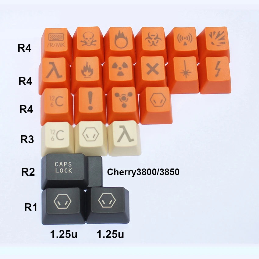 61 64 87 96 108 ключей PBT углерода Цвет смешанные оригинальные OEM профиль с лазерной
