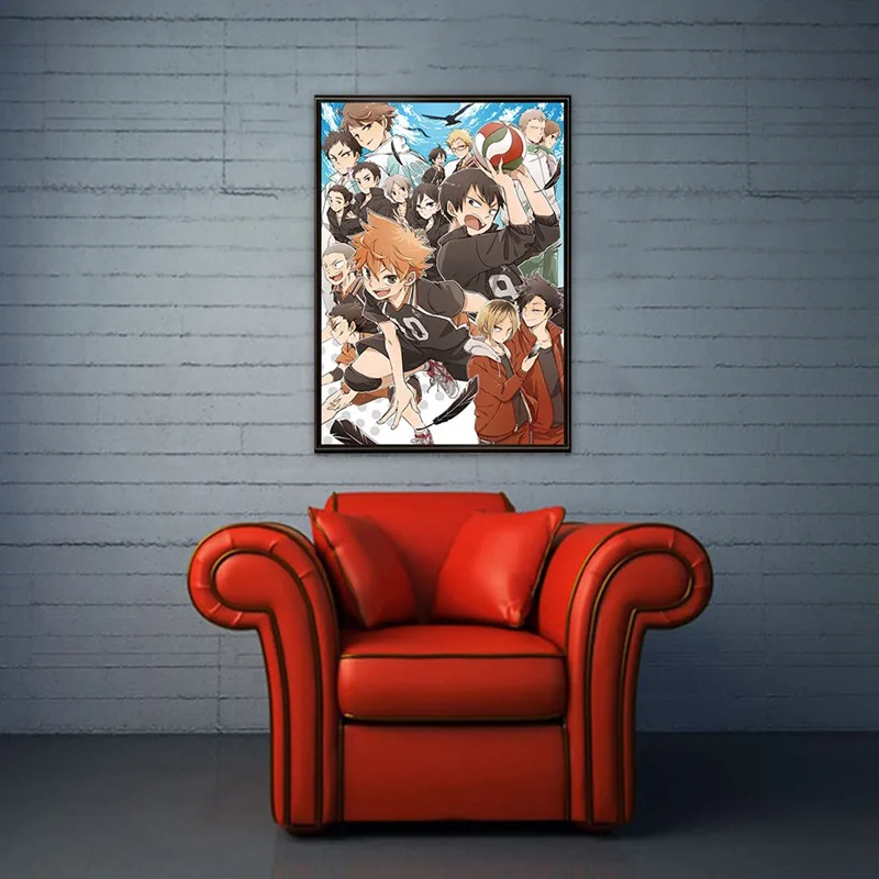 A3 40*30 см Haikyuu! Haikyuu Аниме Манга настенный плакат свиток украшение для дома