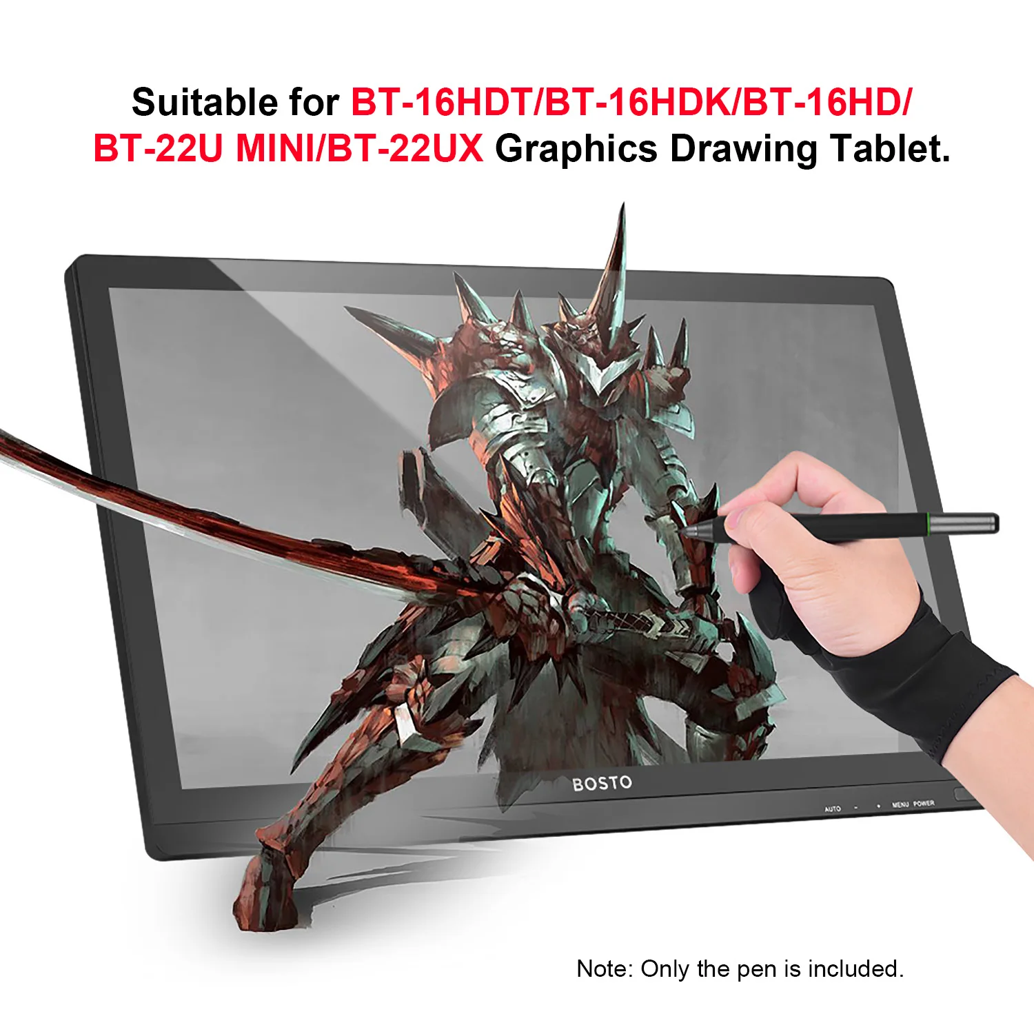 Цифровая ручка 8192 уровней Давление Батарея-прилагается Бесплатный стилус с 20