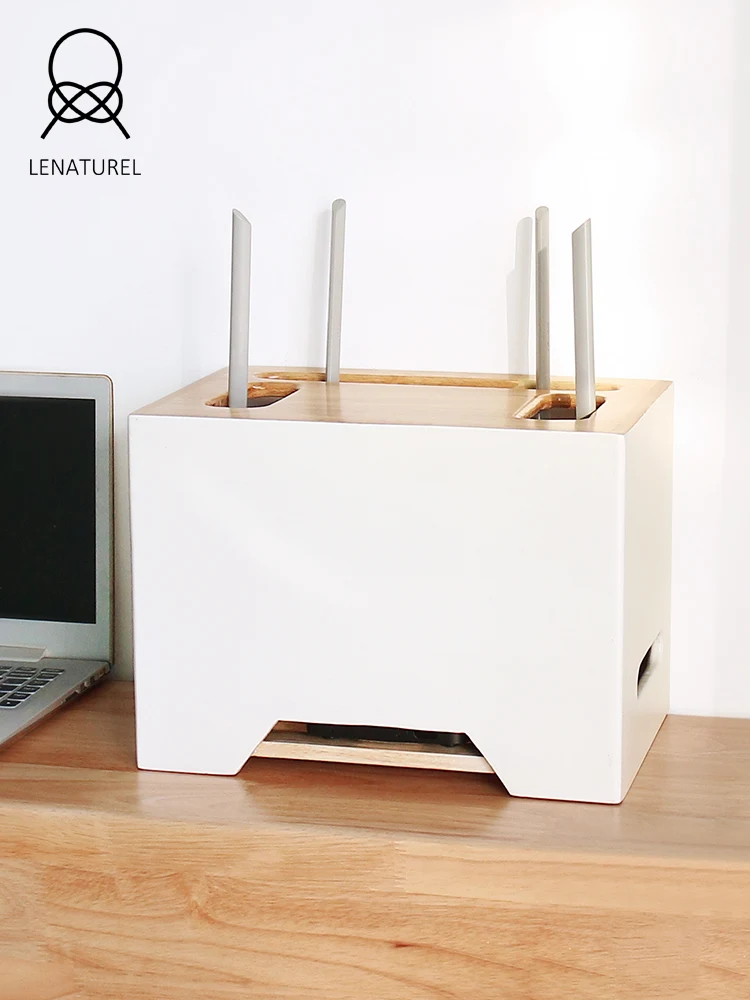 Купить Деревянный ящик для хранения, дизайнерский Настольный органайзер для зарядного устройства, ящик для хранения кабеля, скрытый ящик для хран...