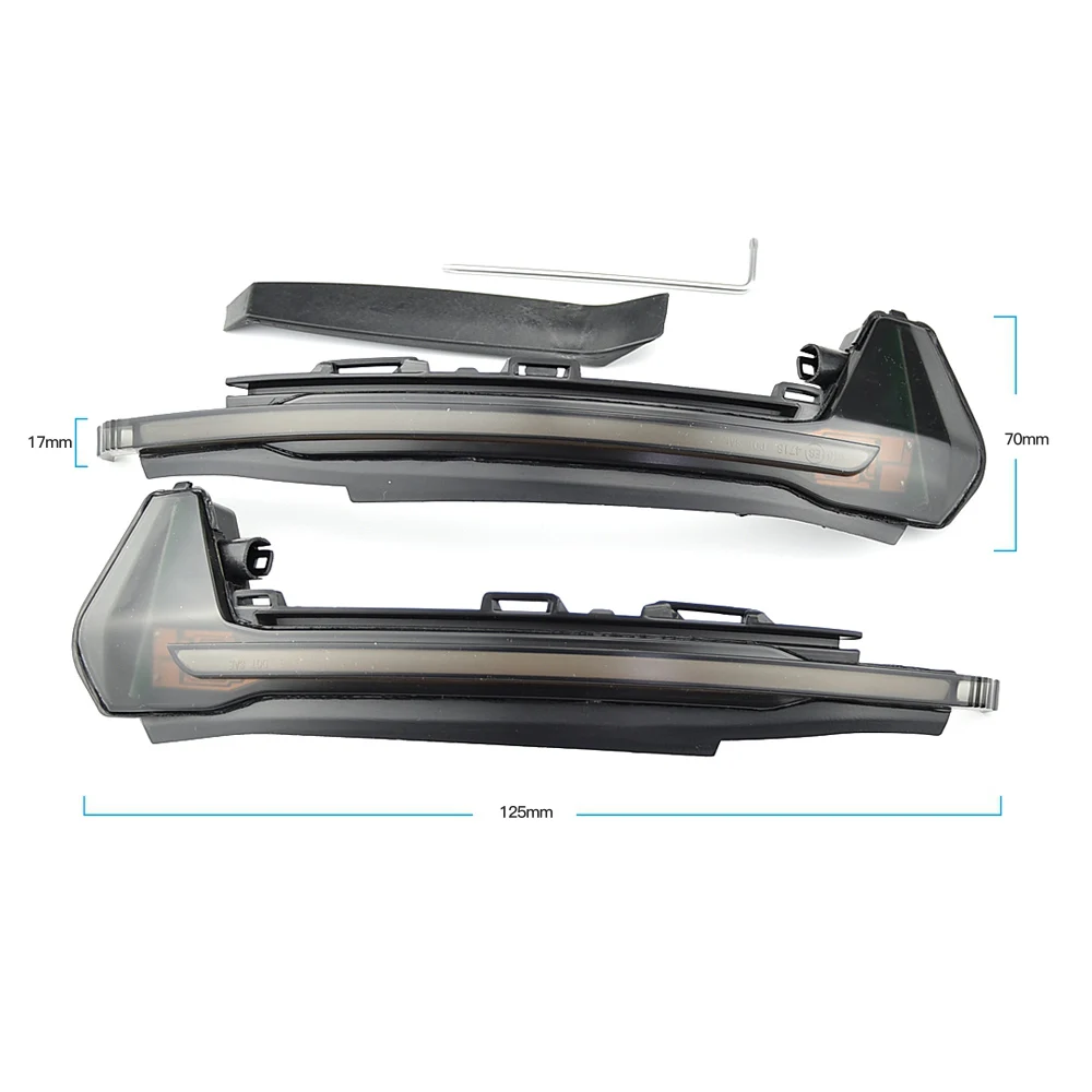 2 pcs LED Water Flowing Turn Single Light Rear View Dynamic Sequential MIRROR Signal For Audi A7 S7 RS7 4G8 2010-2016 | Автомобили и