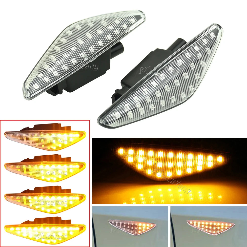 

Sequential Turn Signal Flashing Lamp For BMW X3 F25 X5 E70 X6 E71 E72 Dynamic Side Marker LED Light Full Star Blinker Indicator