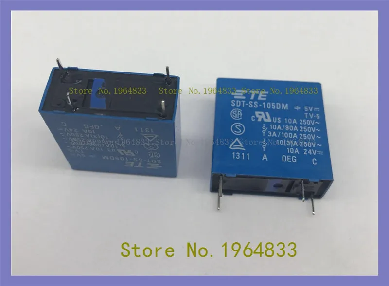 

Реле стандарта 5VDC/10A