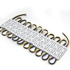 Светодиодные модули 12 в 5050 SMD rgb, чип Samsung RGB, Светодиодная лента 5050 IP65, водонепроницаемая для подсветки рекламных надписей, 20 шт.