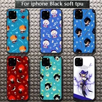 anime cartoon genshin impact phone cases for iphone 8 7 6 6s plus x 5s se 2020 xr 11 12 pro mini pro xs max
