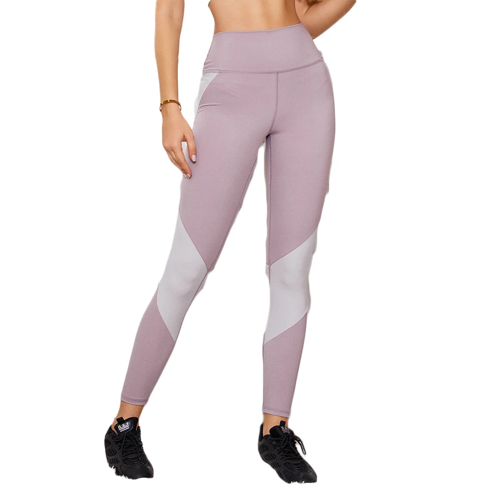 

Sports Pants Color Blocking L0156 Running Dancing GYM Exercise Tights Yoga Leggings