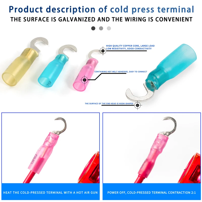 20 шт./1 упаковка водонепроницаемые термоусадочные клеммы | Строительство и ремонт