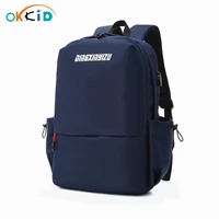 okkid school bags for boys book bag male anti theft laptop backpack usb charge waterproof backpack student bagpack dropshipping