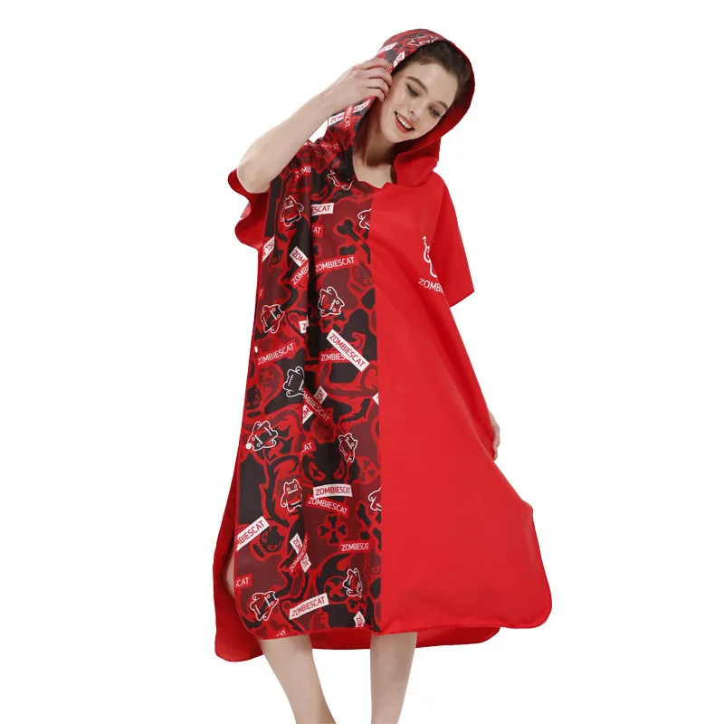 Полотенце с капюшоном для мужчин и женщин банный халат из микрофибры банное