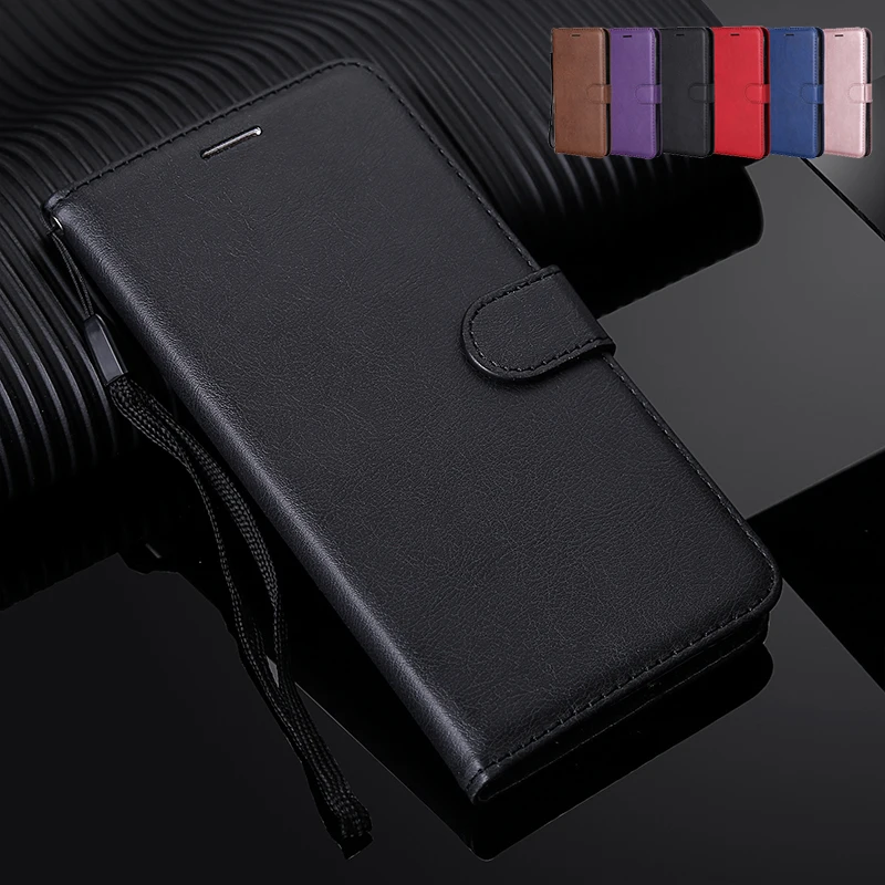 Однотонный Чехол книжка с бумажником для Huawei Mate 7 8 9 10 20 30 P30 P20 Pro P10 P8 P9 Lite 2017 2019 20X