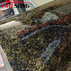 Глянцевая 3D кованая черная, серебряная, Золотая виниловая пленка из углеродного волокна, 7 размеров, найклейки на мотоцикл, стикеры автомобильные аксессуары