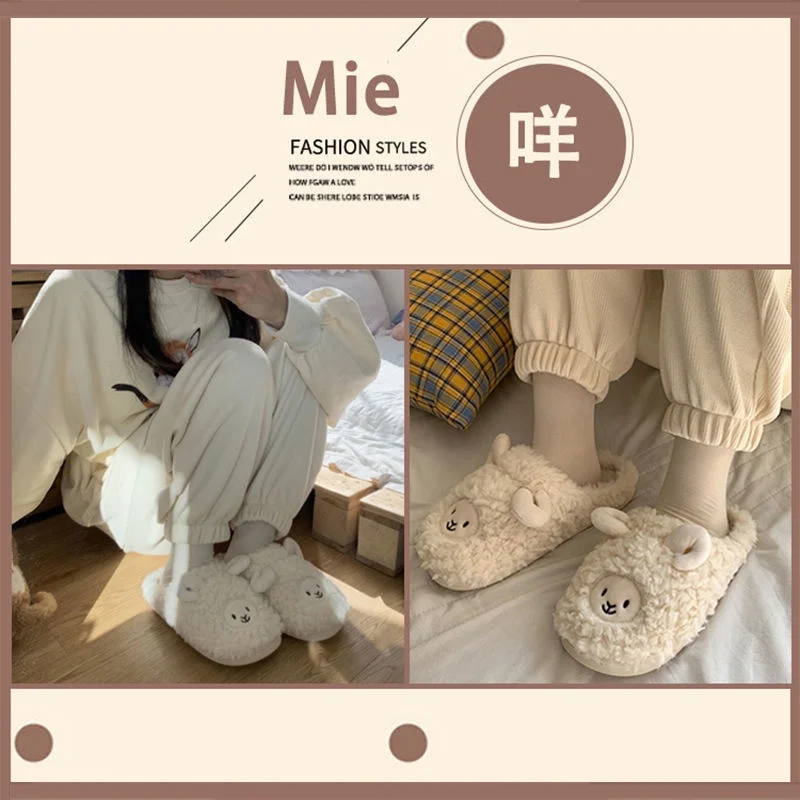 

Cotton slippers female lovely girl heart winter inshuchenghuifeng.my11.6