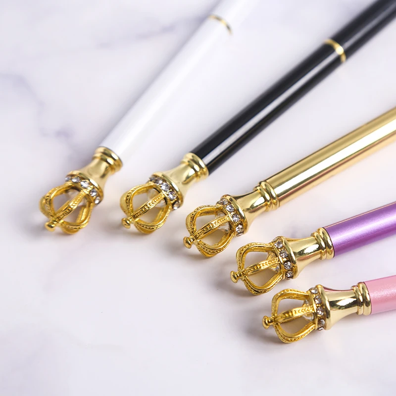 Заводная головка шариковая ручка С кристалалми и стразами инструмент для
