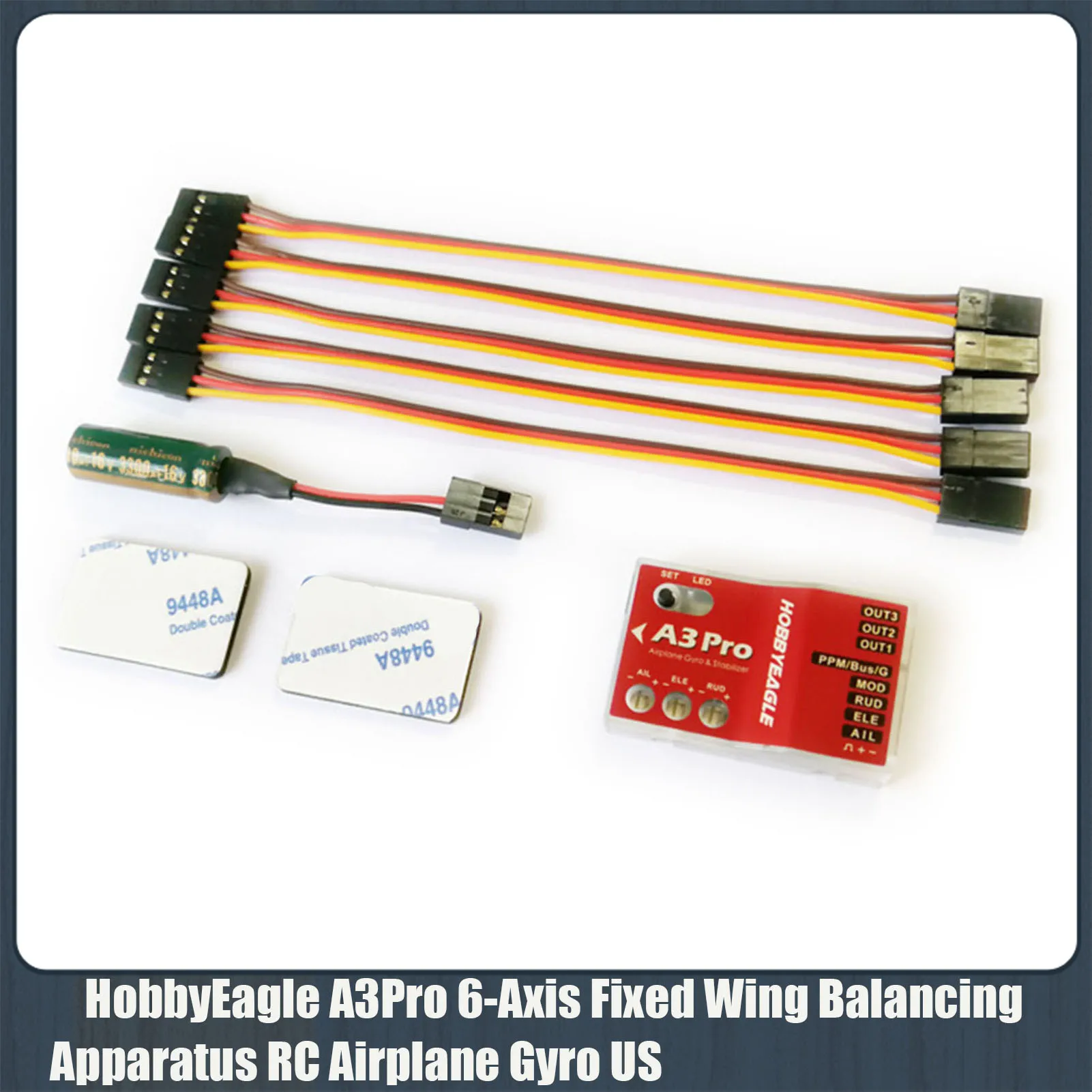 

A3 Pro 6-Axis Gyroscope Flight Control Balancing Apparatus airplane gyro stabilizer for Fixed Wing for RC airplanes