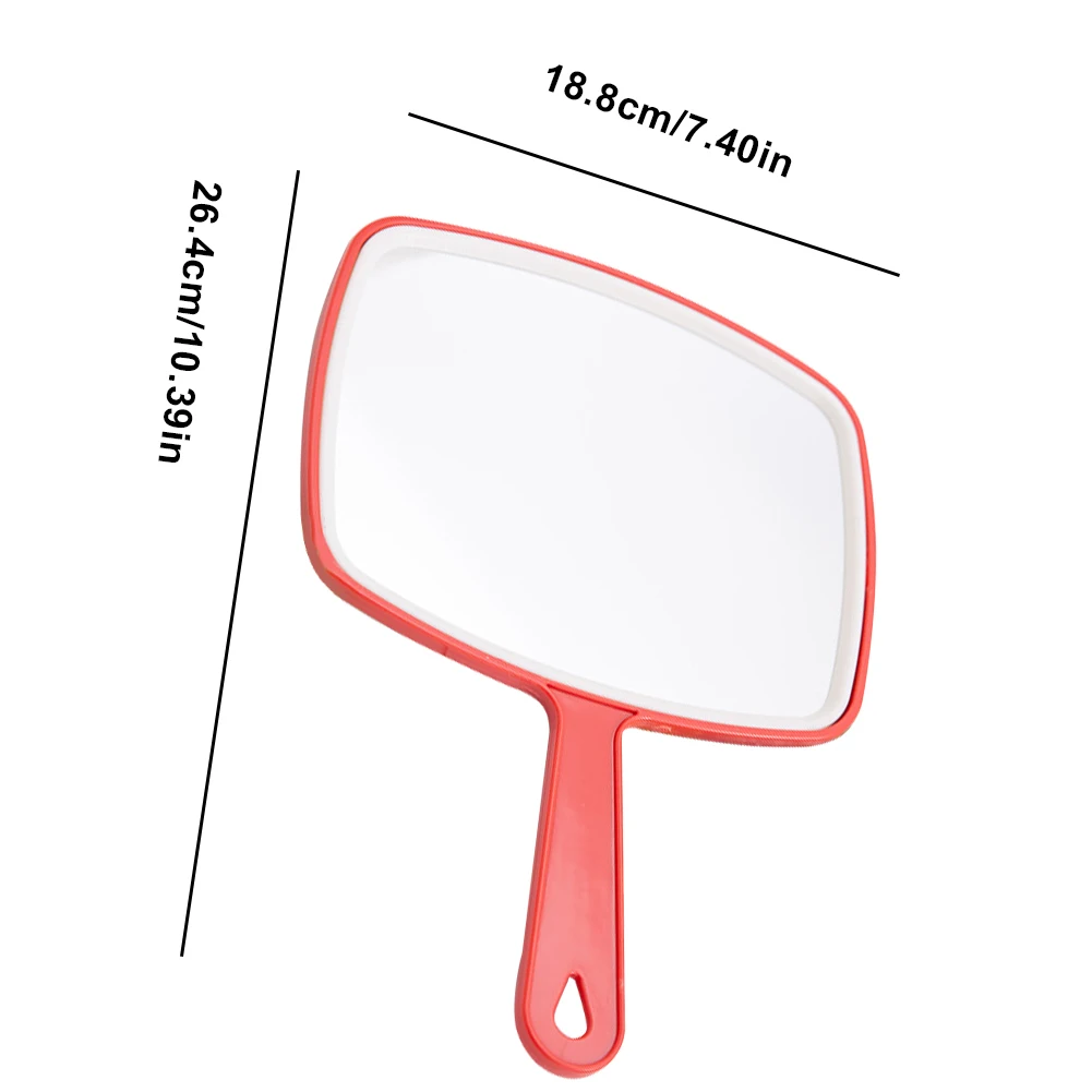 

Handheld Makeup Mirror Square Makeup Vanity Mirror With Handle Hand Mirror SPA Salon Compact Mirrors Cosmetic Mirror For Women
