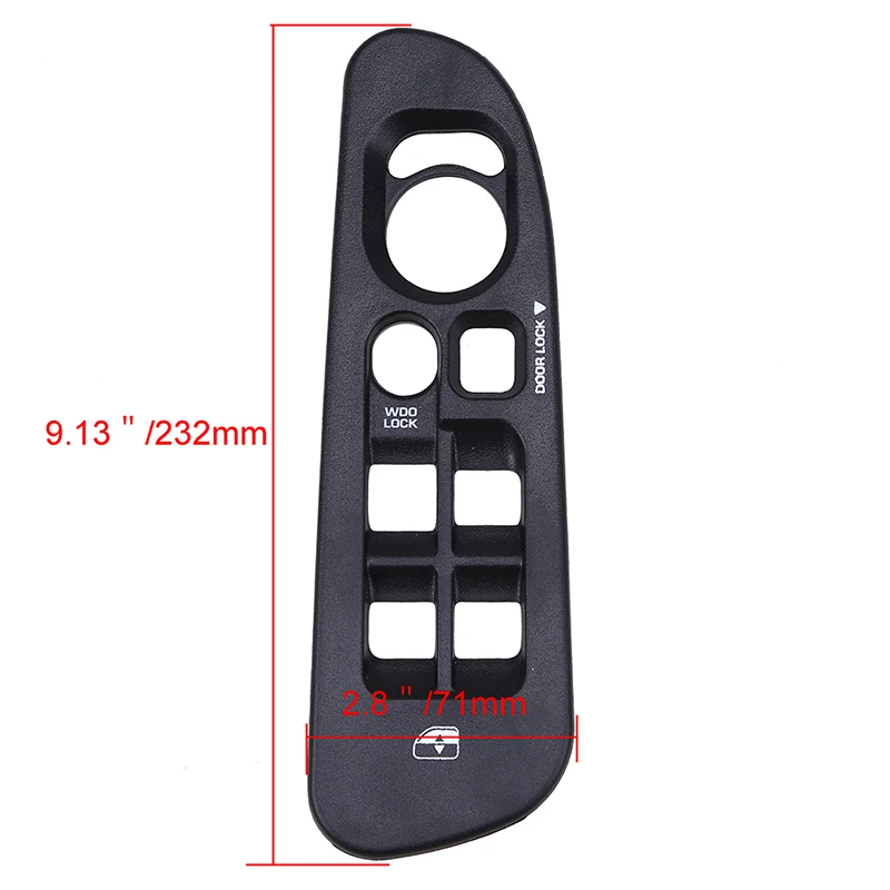 Передняя левая сторона водителя автомобиля переключатель стеклоподъемника