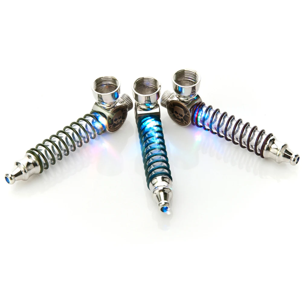 Модная дешевая Складная курительная трубка с легкой металлической алюминиевой