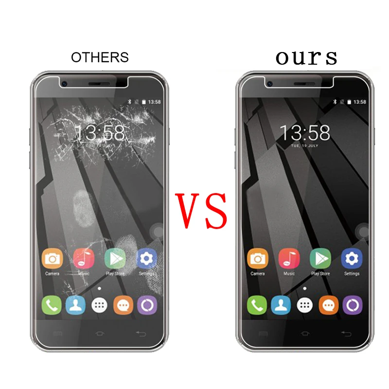 Защитное стекло закаленное 9H 2.5D для Oukitel U7 U11 U15 U15S U16 U18 U20 U22 U23 U25 Pro Max Plus|Защитные