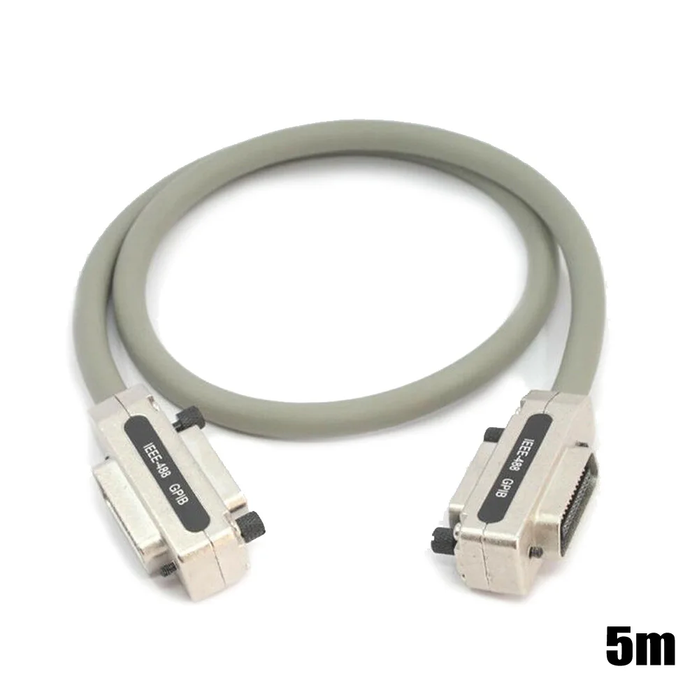 1 * IEEE 488 GPIB кабель шнур Соединительный адаптер с металлической крышкой