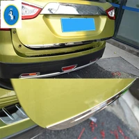 yimaautotrims rear trunk cover tailgate kit hatch back door handle molding boot garnish strip for suzuki sx4 s cross 2014 2020