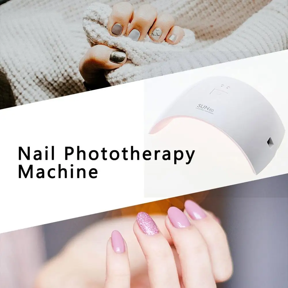 

24W UV Nail Lamp Gel Polish Curing Light LED Nail Art Lamp Gel Polish Dryer