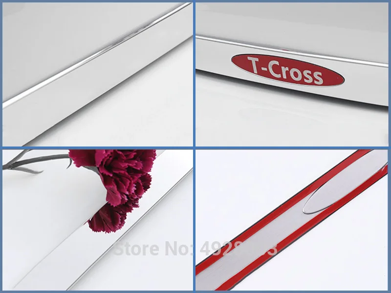 Автомобильный задний Коробка багажник на хвост двери Нижняя отделка полоски