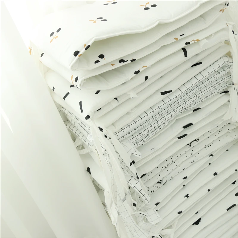 1 шт. детский бампер для кровати 100% хлопок Детский Комплект постельного белья