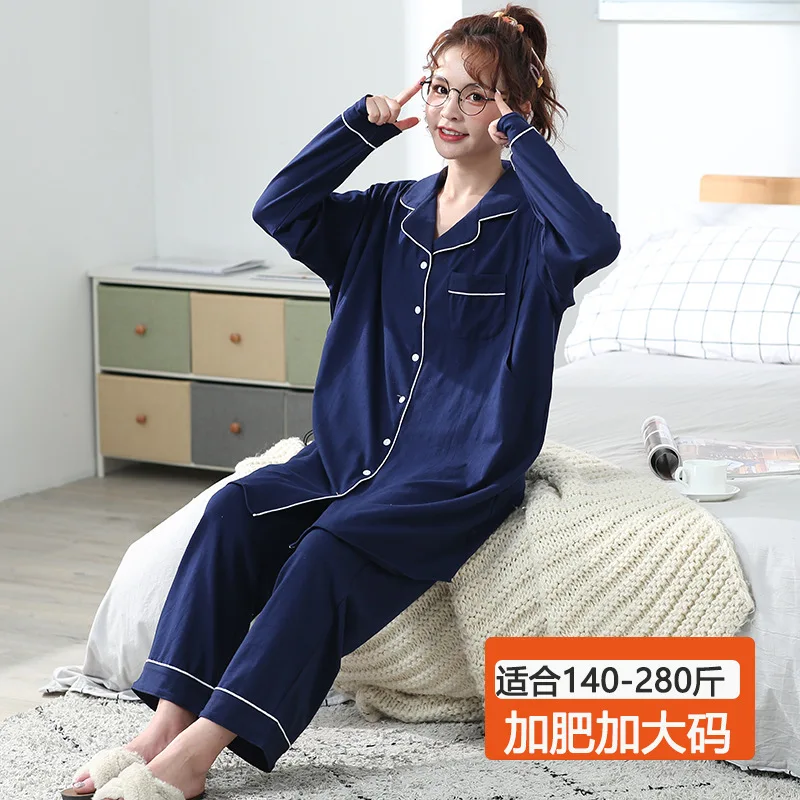 

3XL 4XL 5XL Large Size Loose Thick Cotton Maternity Nursing Sleepwear Sets Breastfeeding Pajamas Suits Fat Pregnancy Sleep Wear