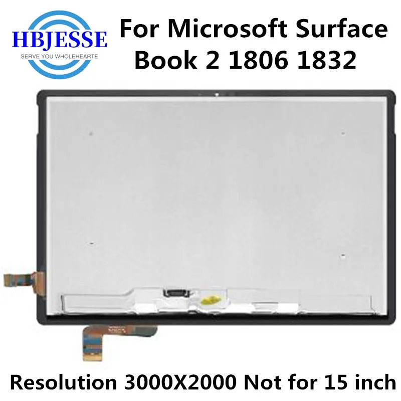 Оригинальный ЖК дисплей в сборе для Microsoft Surface book 2 1806 1832 экран не 15 дюймов|ЖК-экран