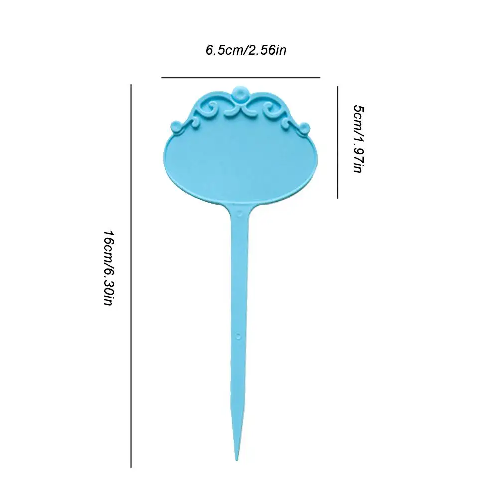 10 шт./упак. пластиковые садовые бирки украшения для растений Цветочная бирка