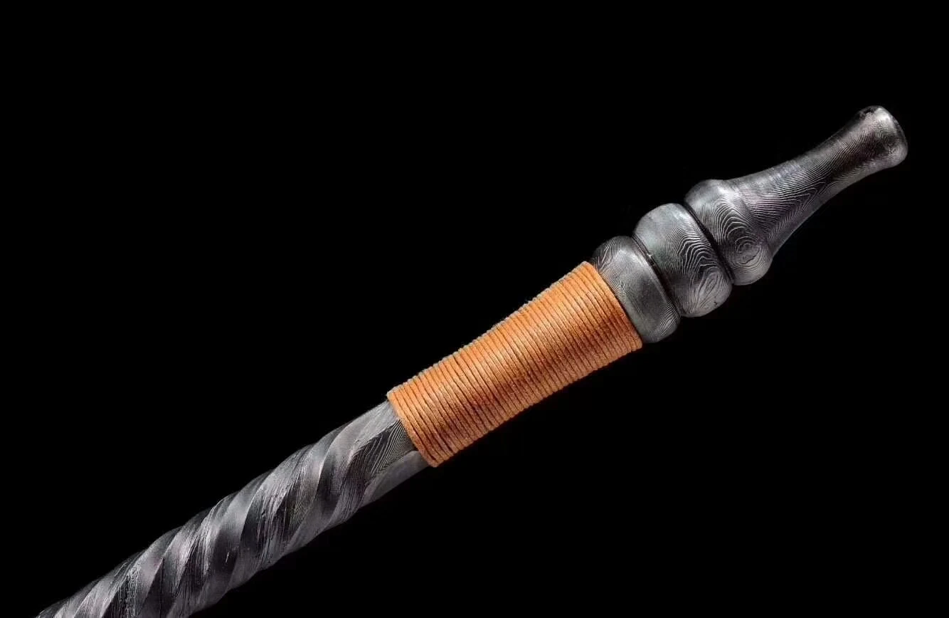 Витая Дамасская сталь ушу кунгфу копья|wushu spear|wushu steelspear wushu |