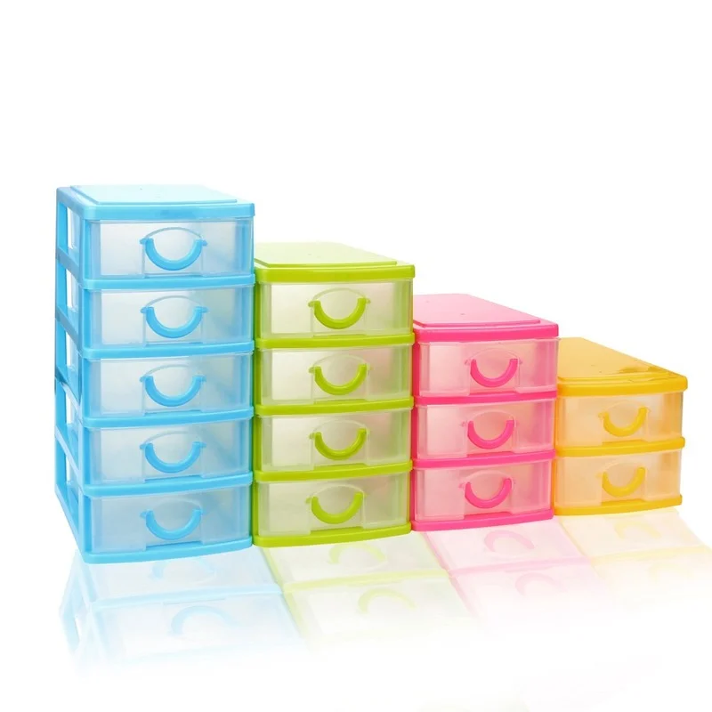 

Hot Selling Durable Plastic Mini Desktop Drawer Sundries Case Small Objects Jewelry Newest Makeup Organizer Storage Container